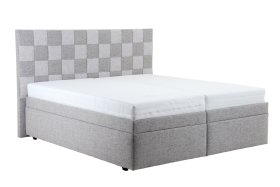 Boxspring Levit v rozmere 180x200 cm, v poťahu Foster 18 a Foster 17, s matracmi