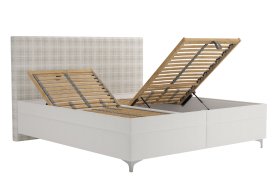 Dvojlôžko Sondra v rozmere 180x200 cm, v poťahu Savoy 21 Cream a Valencia 376-18, polohovanie