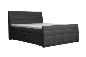 Boxspring Bonbon v rozmere 180x200 cm, v poťahu Gobi 97, s topperom