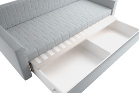 Pohovka Timea, v poťahu Matrix 21, ukážka úložného priestoru