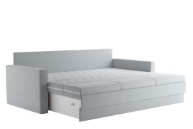 Pohovka Timea, v poťahu Matrix 21, rozložená