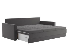 Pohovka Timea, v poťahu Matrix 17, rozložená