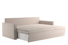 Pohovka Timea, v poťahu Matrix 2, rozložená