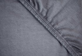 DeLuxe plachta, šedá farba, detail rohu