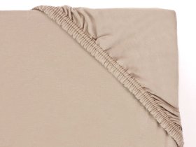 DeLuxe plachta, svetlo hnedá farba, detail rohu