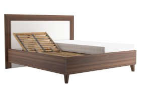 Dvojlôžko Malaga v rozmere 180x200 cm, v poťahu Loft 1, polohovanie hlavy