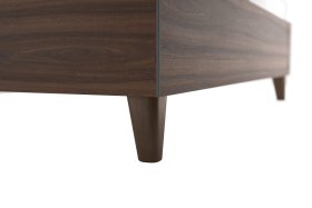 Dvojlôžko Malaga v rozmere 180x200 cm, v poťahu Loft 1, detail podnožia