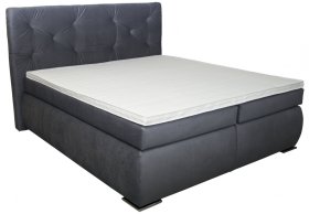 Boxspring Tango v rozmere 180x200 cm, v poťahu Amore 32, s topperom