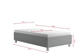 Válenda Neptun v rozměru 110x200 cm, v potahu Trinity 14, rozměry
