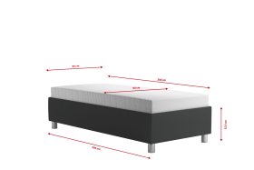 Válenda Neptun v rozměru 90x200 cm, v potahu Trinity 15, rozměry