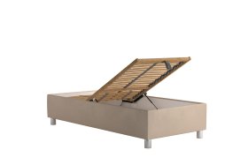 Válenda Neptun v rozměru 90x200 cm, v potahu Trinity 2, úložný prostor