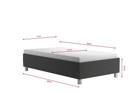 Válenda Neptun v rozměru 110x200 cm, v potahu Malmö New 95, rozměry