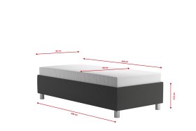 Válenda Neptun v rozměru 90x200 cm, v potahu Malmö New 95, rozměry