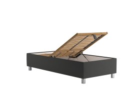 Válenda Neptun v rozměru 90x200 cm, v potahu Malmö New 95, úložný prostor