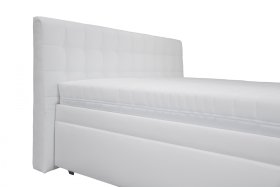 Dvojlôžko Monaco v rozmere 180x200 cm, v poťahu Loft 1, detail čela