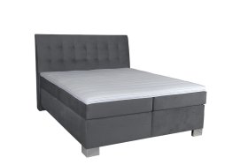 Boxspring Diego v rozmere 160x200 cm, v poťahu Amore 32, s topperom