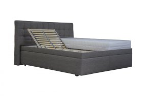 Dvojlôžko Monaco v rozmere 180x200 cm, v poťahu Nevada 26, ukážka polohovania roštu