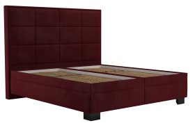 Dvojlôžko Sabrina v rozmere 180x200 cm, v poťahu Tiffany 32 Chianti, bez matracov