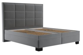 Dvojlôžko Sabrina v rozmere 180x200 cm, v poťahu Tiffany 18 Anthra, bez matracov