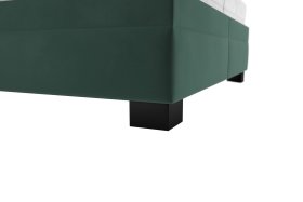Dvojlôžko Sabrina v rozmere 180x200 cm, v poťahu Tiffany 10 DK Green, podnož