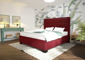 Dvojlôžko Sabrina v rozmere 180x200 cm, v poťahu Tiffany 32 Chianti, interiér