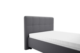 Jednolôžko Kelly v rozmere 120x200 cm, v poťahu Trinity 15, detail čela