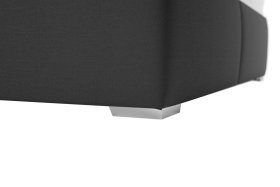 Dvoulůžko Bora v rozměru 180x200 cm, v potahu Aston 17, podnoží