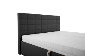 Dvoulůžko Bora v rozměru 180x200 cm, v potahu Aston 17, detail čela 