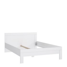 Posteľ Snore 140x200 cm, biela, bez matraca