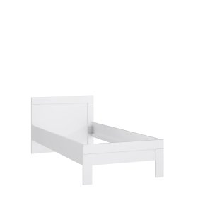 Posteľ Snore 90x200 cm, biela, bez matraca