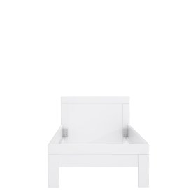 Posteľ Snore 90x200 cm, biela, bez matraca