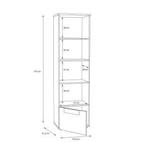 Knihovna Arko, rozmery