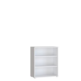 Knižnica Baur, nízka, biela