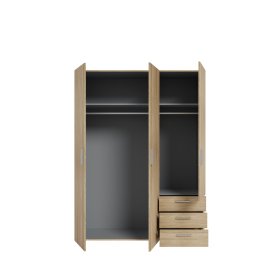 Skriňa Bron dub sonoma, otvorená