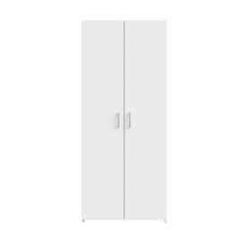 Šatníková skriňa Ekon, výška 190 cm, biela
