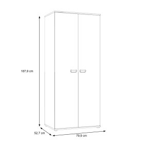 Skriňa Emar, sivá, rozmery