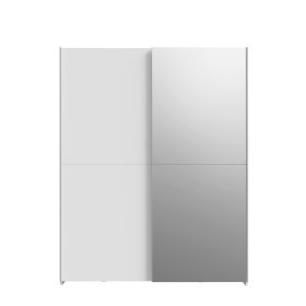 Skriňa Salk so zrkadlom 150 cm, biela
