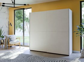 Skriňa Salk 200 cm, biela, interiér