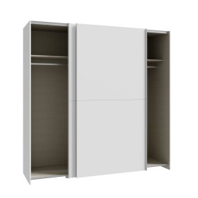 Skriňa Salk 190 cm, biela, otvorená