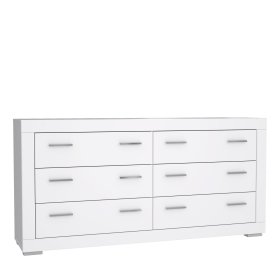 Komoda Snore 175x87 cm, biela