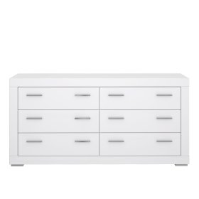 Komoda Snore 175x87 cm, biela