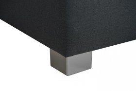 Jednolôžko Dona v rozmere 140x200 cm, v poťahu Malmö new 95, ukážka nožičky