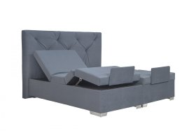 Boxspring Florence v rozmere 180x200 cm, v poťahu Antony 74-88, bez matraca, ukážka polohovania