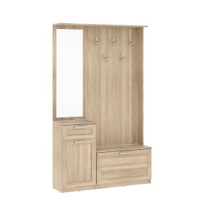 Predsieňový set Nipo 111x182x30 cm, dub sonoma