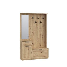 Predsieňový set Nipo 111x182x30 cm, dub artisan