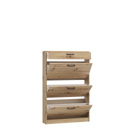 Botník Nipo 83x128x20 cm, dub artisan, otvorený