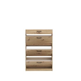 Botník Nipo 83x128x20 cm, dub artisan, otvorený