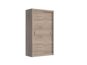 Šatníková skriňa Mulet s posuvnými dverami 150x215x61 cm, dub sonoma