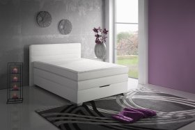 Boxspring Maria v rozmere 140x200 cm, v poťahu Loft 1, interiér