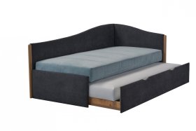  Pohovka Peggy pravý roh, ukážka rozloženia na dvojlôžko